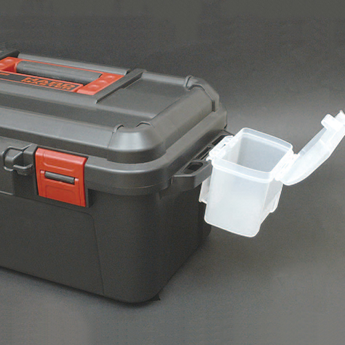 両サイドにベルト通しとツールホルダー搭載\n（ベルト通し幅：30mm）\n※小物ケース（EA508MA-51）装着例\n