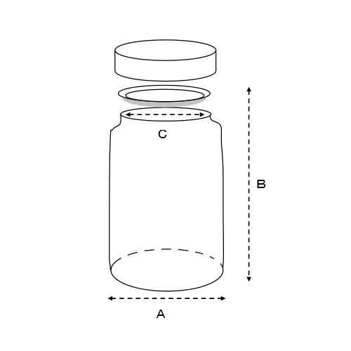 A×B×C…φ95×185×59mm