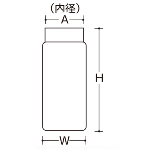 A：72㎜　　　W：90㎜　　　H：120㎜