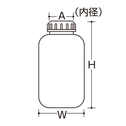 A：85㎜　　　W：126㎜　　　H：245㎜
