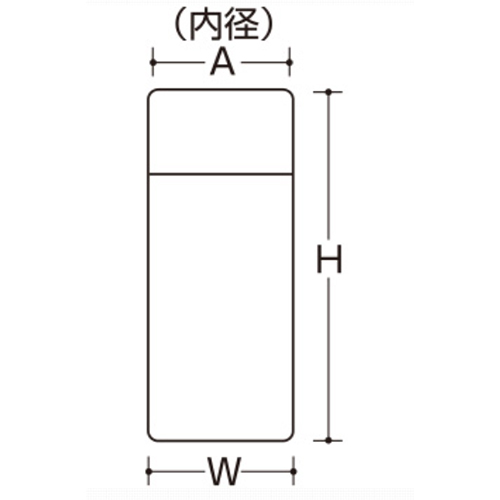 A：72㎜　　　W：90㎜　　　H：187㎜