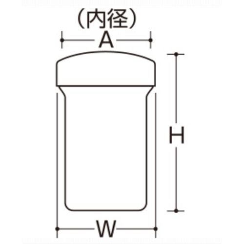 A：73㎜　　　W：83㎜　　　H：99㎜