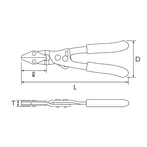 L：360mm　　　　l：112mm\nD：65mm　　　　T：9.5mm