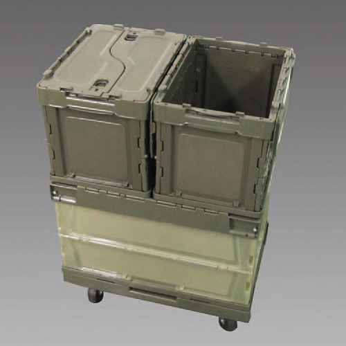 ※50Lと20Lコンテナ併用例\n下段に50Lコンテナ（品番：EA520AA-130D）×1\n上段に20Lコンテナ（品番：EA506AA-30D）×2