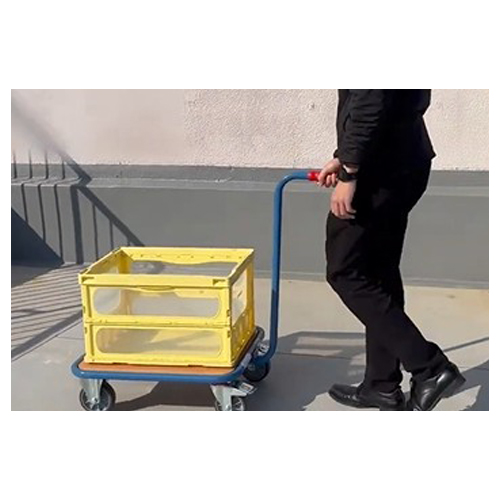 低い荷物も屈まず運べます。