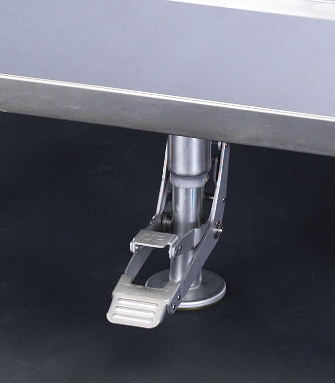 EA520BS-11｜900x600mm/500kg 運搬車(ﾌﾞﾚｰｷ付/ｽﾃﾝﾚｽ製)｜株式会社エスコ