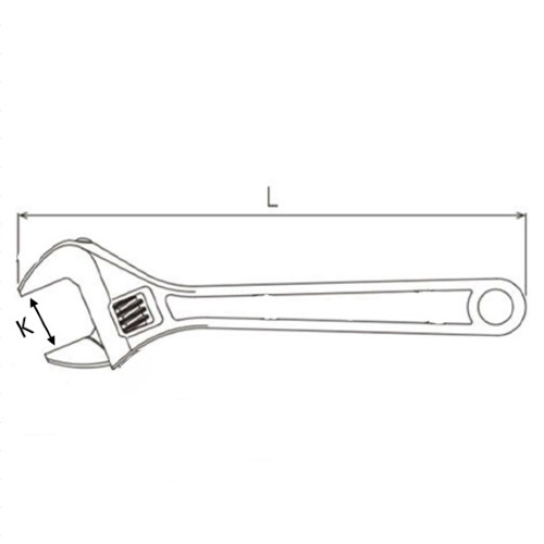 L：200mm　　K：24mm　　