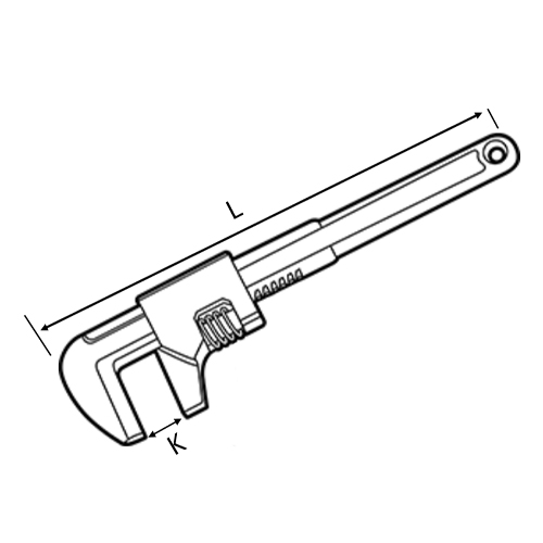 L：280mm　　K：78mm