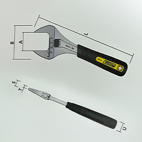 A：53mm　B：96mm　L：264mm\nS：15.8mm　T：5.9mm　U：22mm