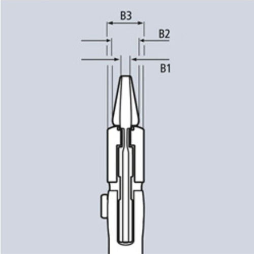 B1：9.5mm、B2：9.5mm、B3：15mm