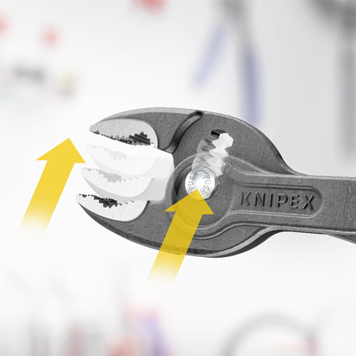 3段階のプッシュボタン調整機構