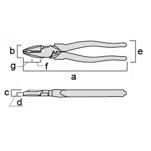 a:203mm　　b:26mm　　c:11.5mm\nd:7mm　　e:53mm　　f:18mm\ng:18mm