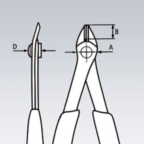 A：13.5mm、D：7.5mm、B：9.0mm