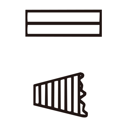 先端ギザ付き仕様