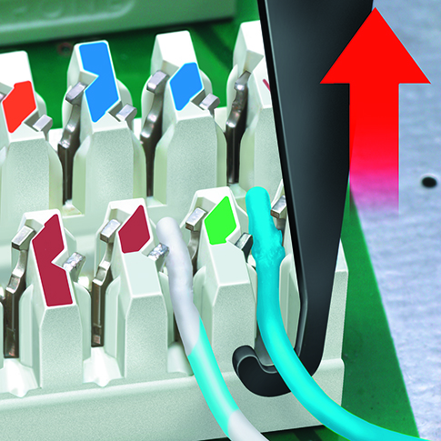 引き抜きフック付き