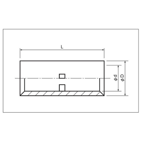 L：21.0mm　　D：φ7.0mm　　d：φ4.5mm