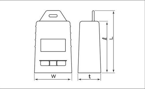 Ｌ：128mm　　　l：106mm　　　Ｗ：77mm　　　Ｈ：47mm