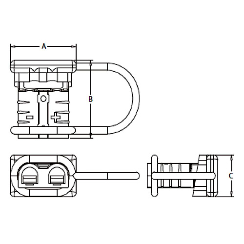 A：46.5mm　　　B：51.6mm\nC：27.9mm