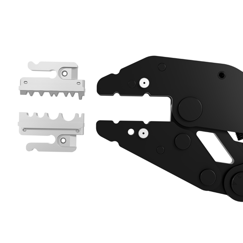 付属のダイスを付け替えるだけで、様々な端子に使用可能