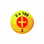 グリップエンドには先端識別用のマーク入り