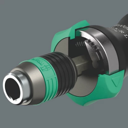 ラチェット機構は、ハンドルに完全に組み込まれています。