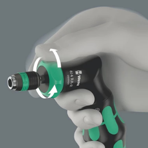 ラチェット機構により、早回しも可能。ネジの引っ掛かりが全く無い場合に最適です。