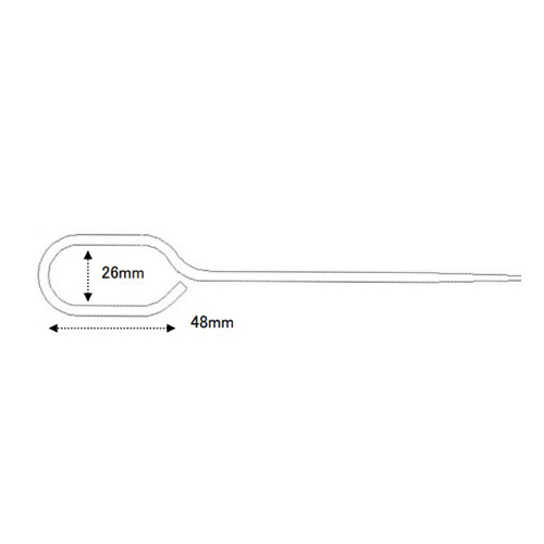 先端形状　幅：5.4mm　先端：φ1mm