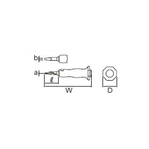 a：0.4㎜　　　ｂ：4.5㎜\nＤ：50㎜　　　Ｗ：173㎜　　　e：51㎜