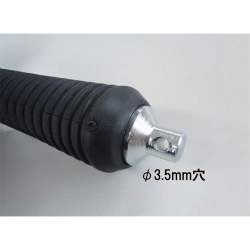 落下防止用の取付穴付