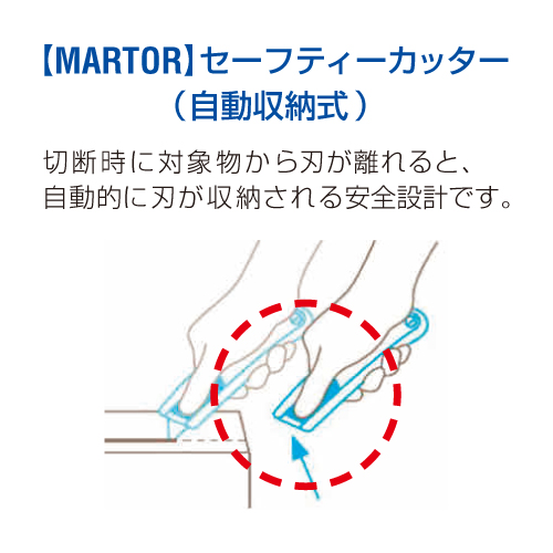 セーフティカッター(自動収納式)