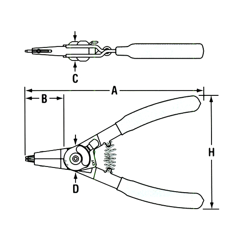 A：160㎜　B：33.2㎜　C：22.1㎜　　　　　　　　D：28.4㎜㎜　H：83.5㎜\n