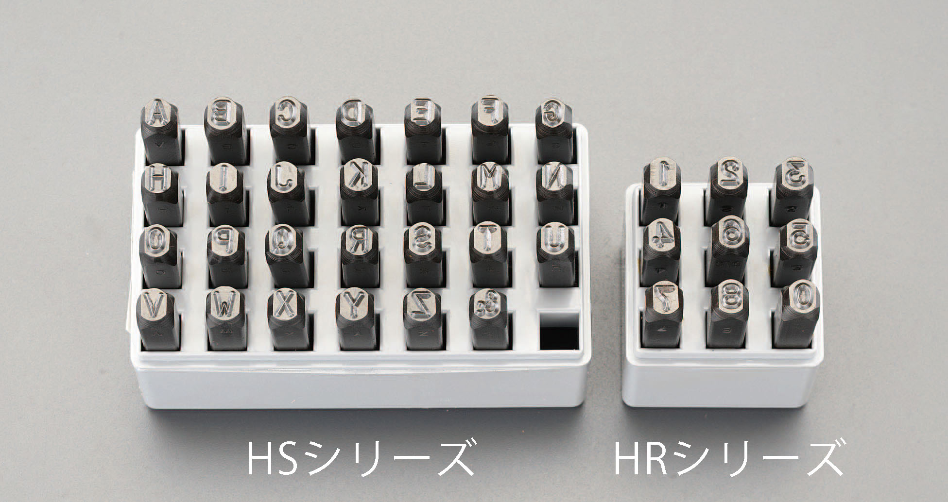 正規品）エスコ 15.9mm 英字 刻印セット ESCO バイク 車 自動車 自転車