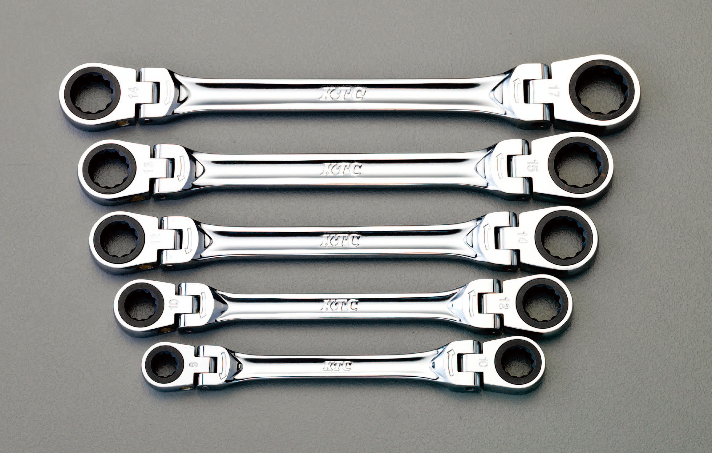 14x17mm/165mm ラチェットめがね 首振り型 EA602CF-6 エスコ ESCO 14x17mm&frasl;230mm ラチェットめがね(首振型) ESCO 14x17mm&frasl;230mm