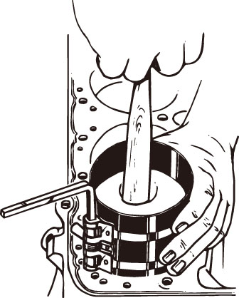 ピストンリングにしっかりフィットします。