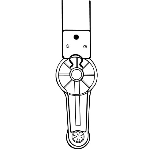 反対側の先端は、取り付け時にクリップをしっかりと保持できる設計になっています。