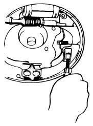 ブレーキシューを固定しているクリップの着脱に。