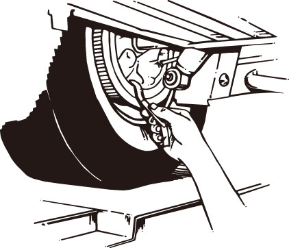 ブレーキシュー調整ツール