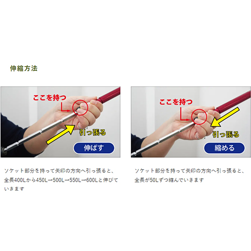 伸縮方法