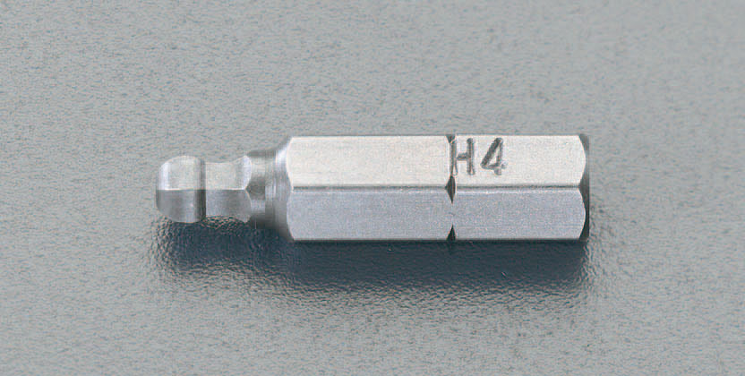 EA611BK-2｜2.0x25mm [Ball Hexagon]ドライバービット｜株式会社エスコ