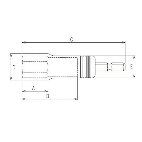 A：16　　B：38　　C：81　　D：16\nE：14（単位：mm）