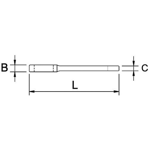 B:13mm C:8mm L:155mm