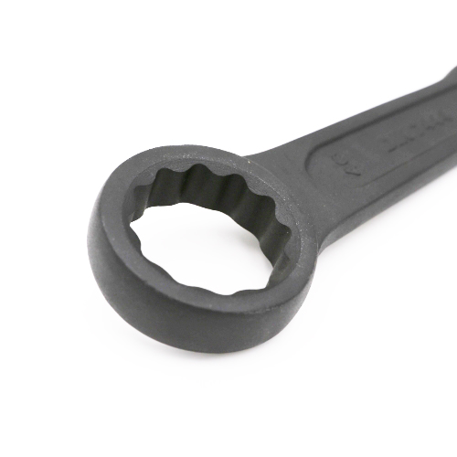 先端は円弧状の接点設計のため、ナットやレンチが削れるのを防ぎます。