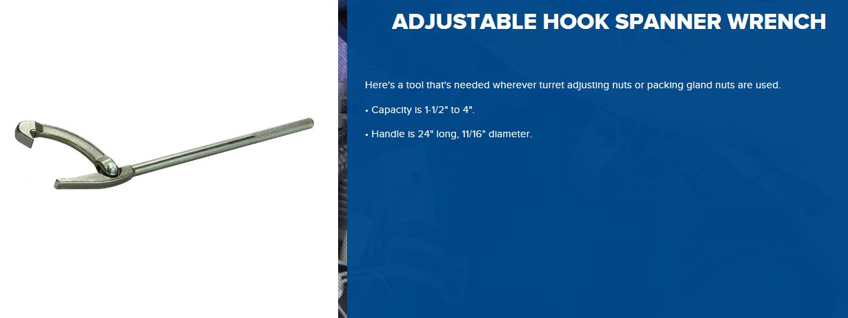 38-100mm アジャスタブルフックレンチ EA613XK-2 38-100mm アジャスタブルフックレンチ EA613XK-2