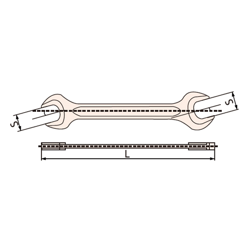 S：23×26mm　　L：220mm