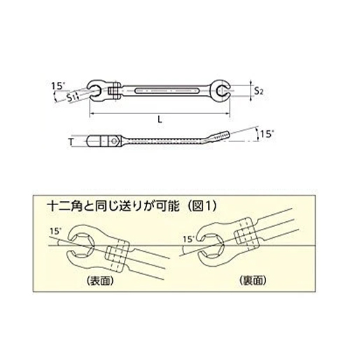 S1×S2：10×10mm　　　\nT：10㎜　　　L：143㎜