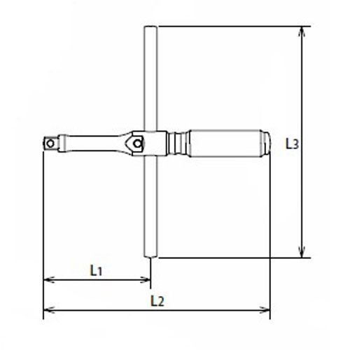 L1：133mm、L2：264mm、L3：350mm