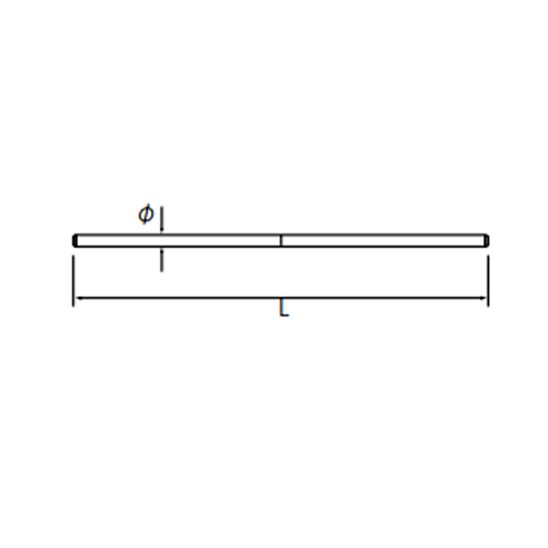 φ：25㎜　　　L：500㎜