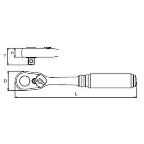 D：28mm、T：24.5mm、H：13.7mm、L：178mm