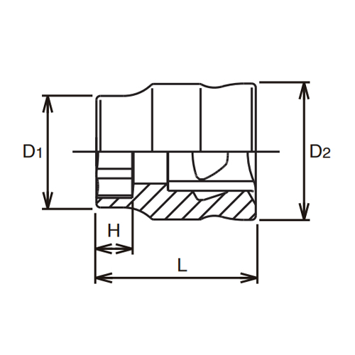 D1：14.7mm　D2：13.2mm\nH：7mm　L：15mm