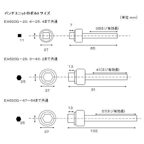 EA620G-25.4｜3/8